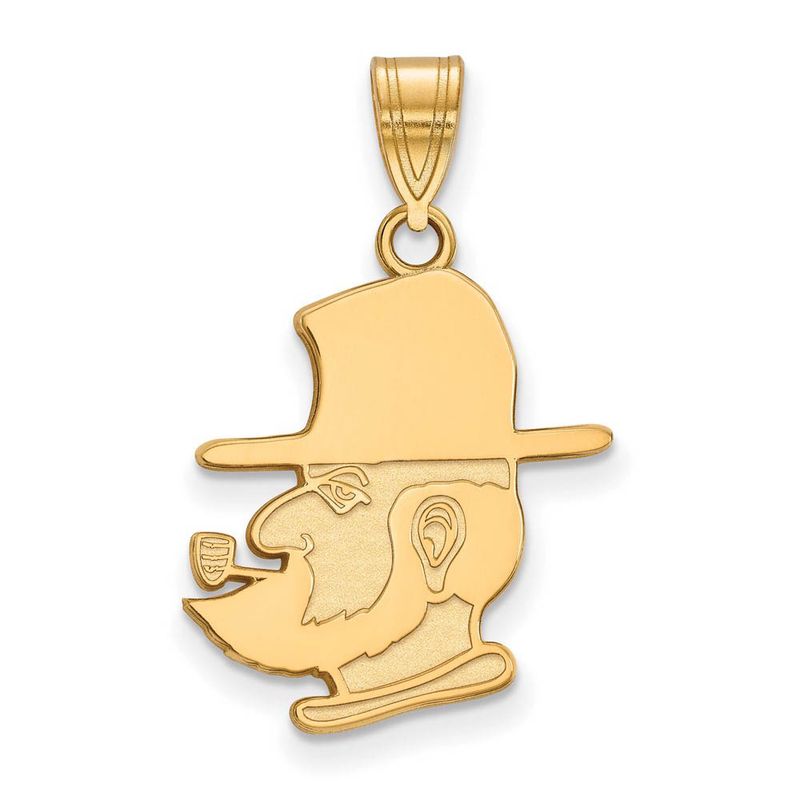 10k Yellow Gold Appalachian State Large Pendant